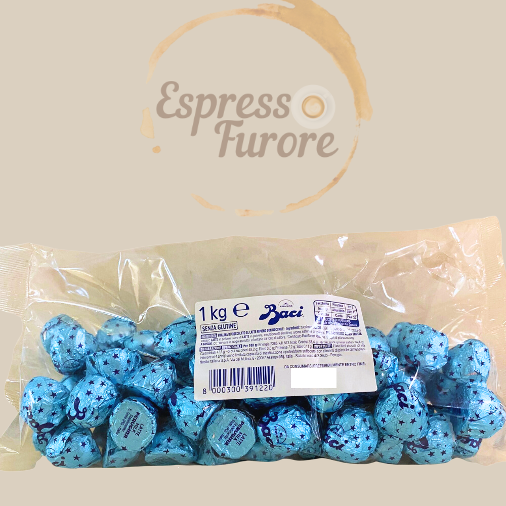 Baci Perugina Praline Bulk Vollmilchschokolade 1000g - für deine Servierschale Espresso Furore