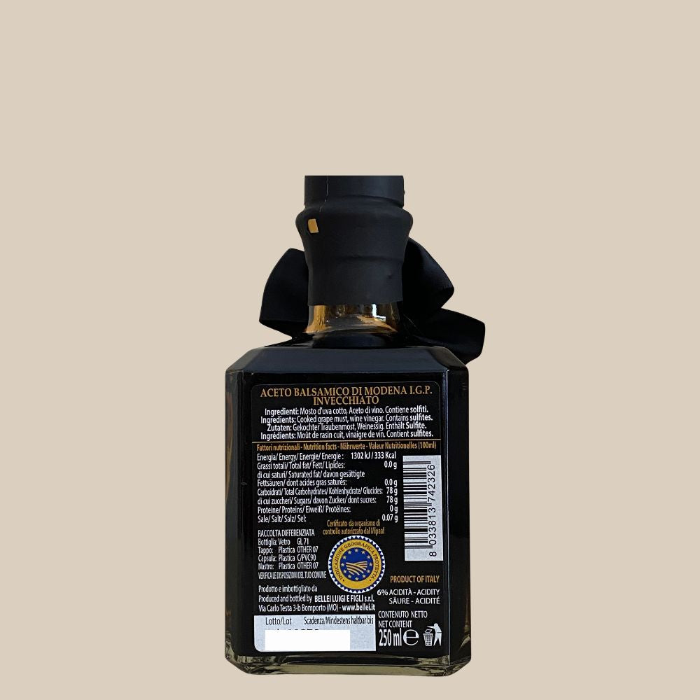 Espresso Furore Bellei Nastro Nero Aceto Balsamico di Modenà I.G.P. 250ml