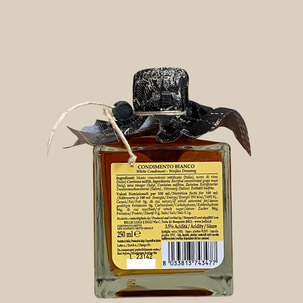 Bellei Sua Maestà Condimento Denso Bianco - weiße Speisewürze 250ml