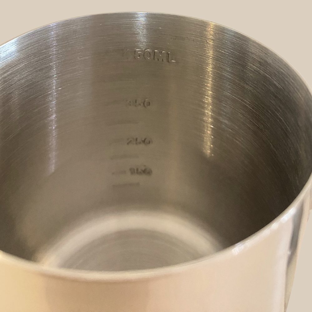 EVA Milchkanne Edelstahl 600 ml – glänzend & mit Skala