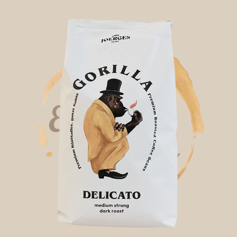 Gorilla Espresso Delicato, 1000g ganze Bohne Espresso Furore