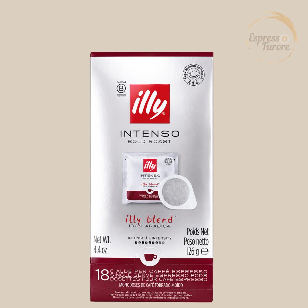 illy E.S.E. Kaffeepads INTENSO - intensive Röstung 18 Pads - 126g