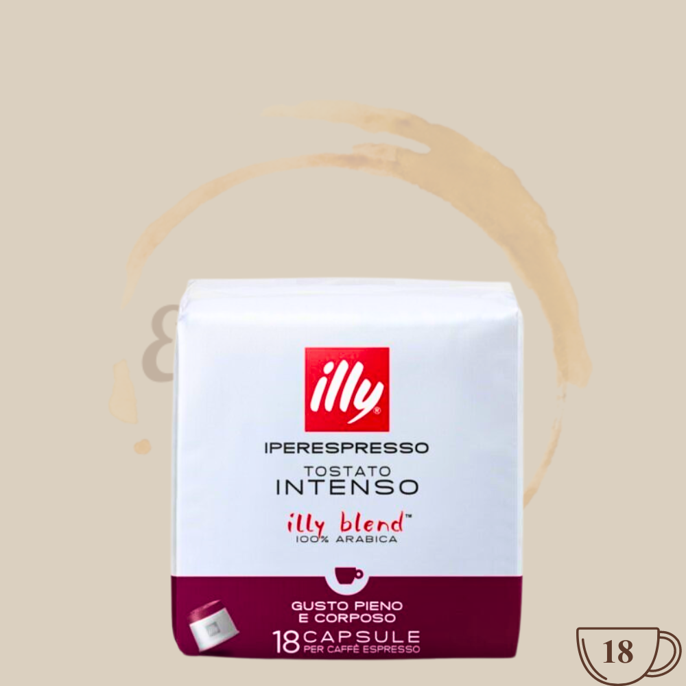 illy Iperespresso intenso Kapseln intensive Röstung - 1 x 18 Kapseln Espresso Furore