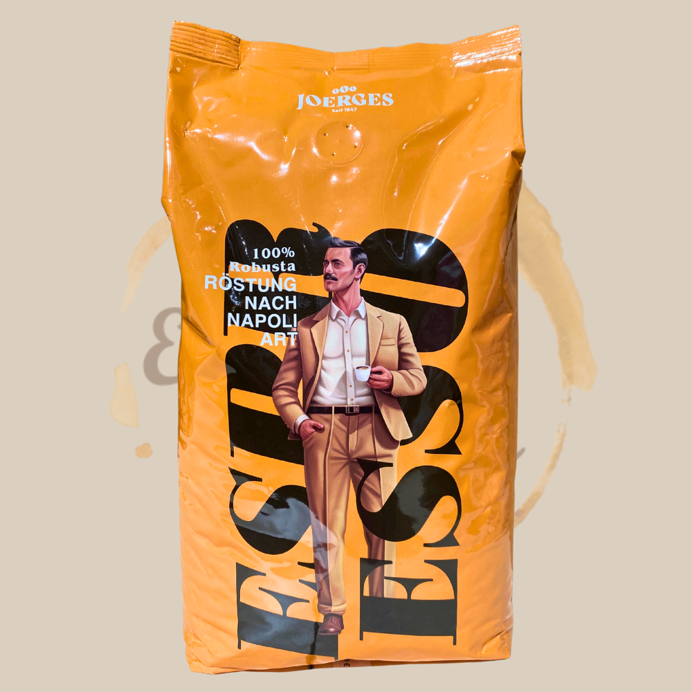 Joerges Heritage Napoli 100% Robusta ganze Bohnen 1000g Espresso Furore
