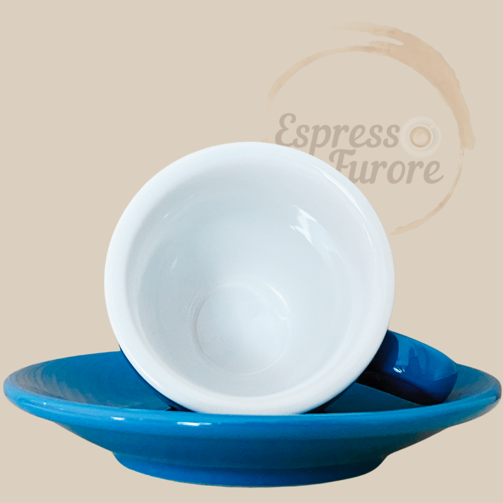 Nuova Point Milano Caffè Cappuccinotasse azur 155ml - 6 Tassen Innentasse espresso furore