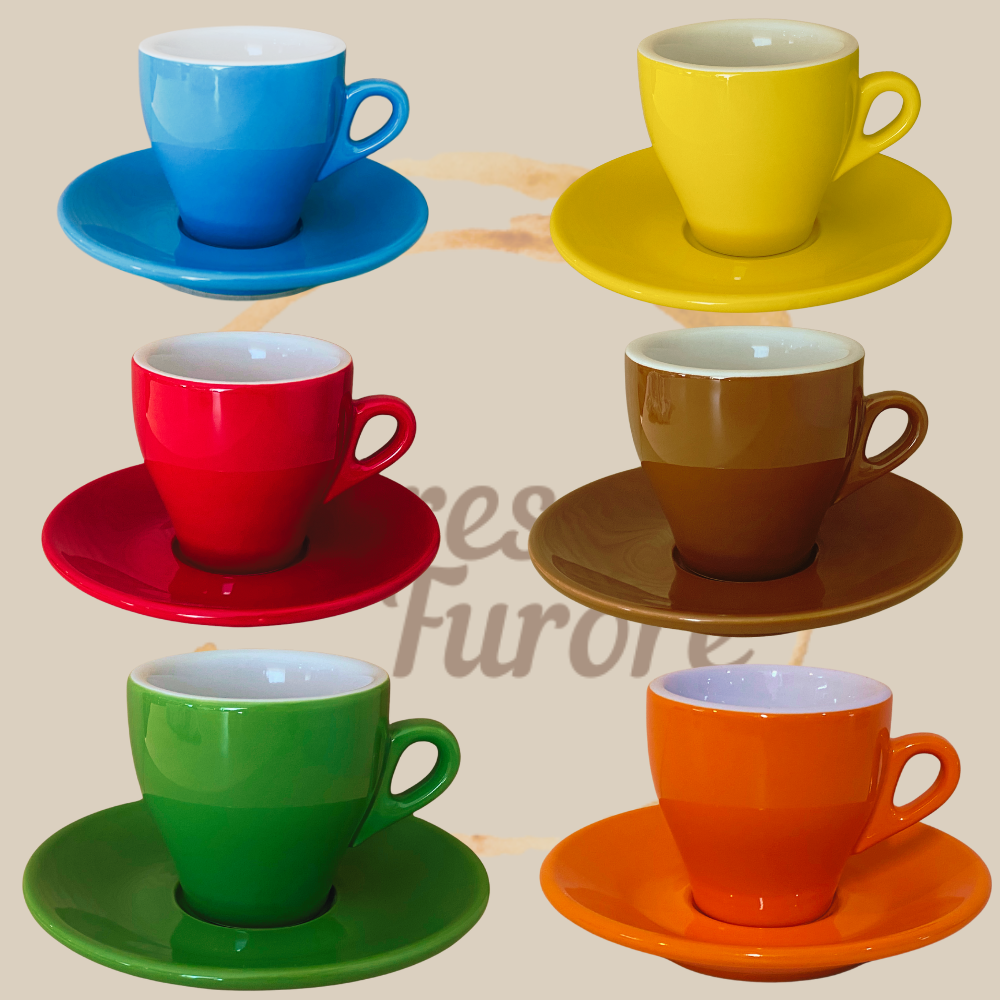 Nuova Point Milano Caffè Kaffeetassen bunt - 6 Tassen