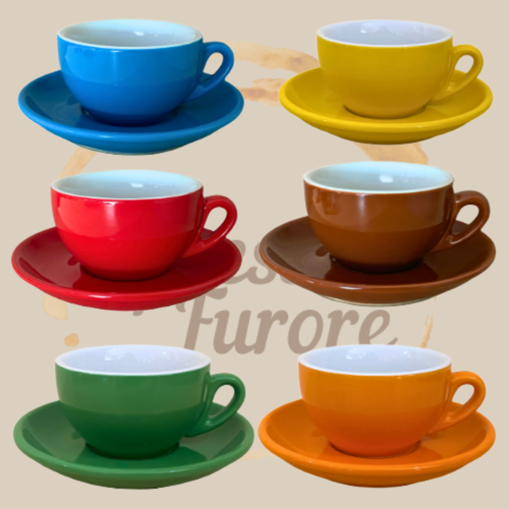 Nuova Point Palermo Caffè Cappuccinotassen bunt in 6 Farben