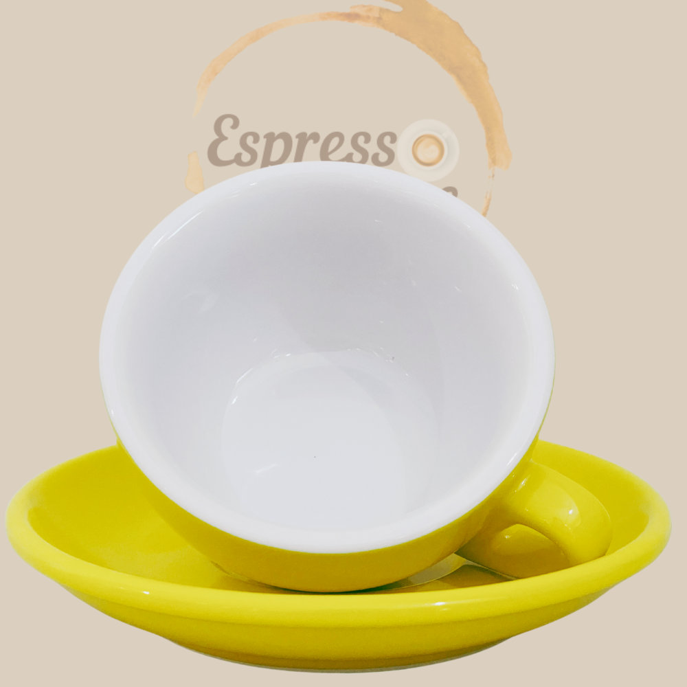 Nuova Point Palermo Caffè Cappuccinotasse gelb 200 ml - 6 Tassen
