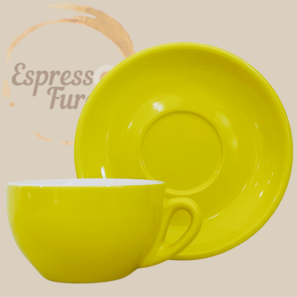 Nuova Point Palermo Caffè Cappuccinotasse gelb 200 ml - 6 Tassen