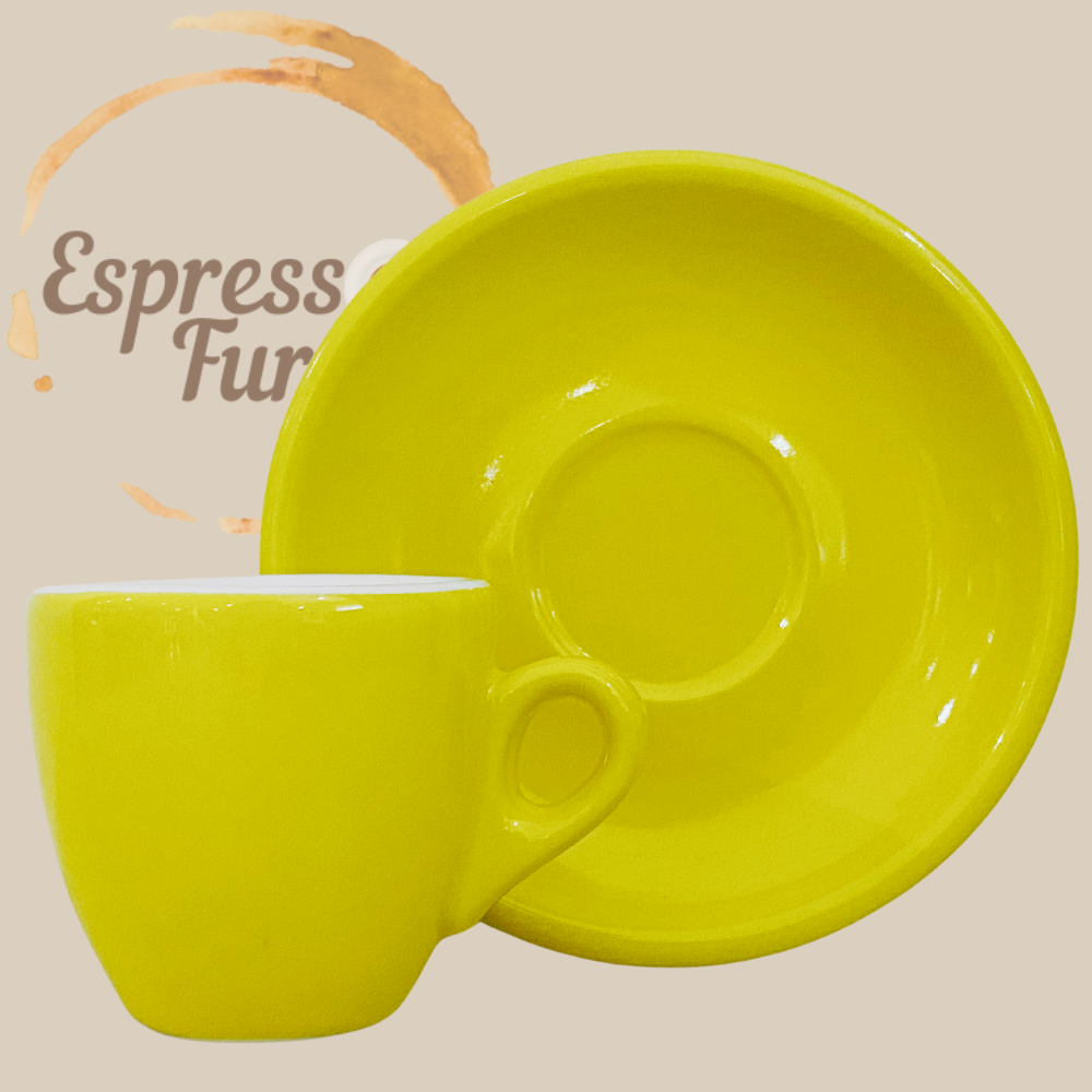 Espresso Furore Nuova Point Palermo Caffè Espressotasse gelb 56ml - 6 Tassen
