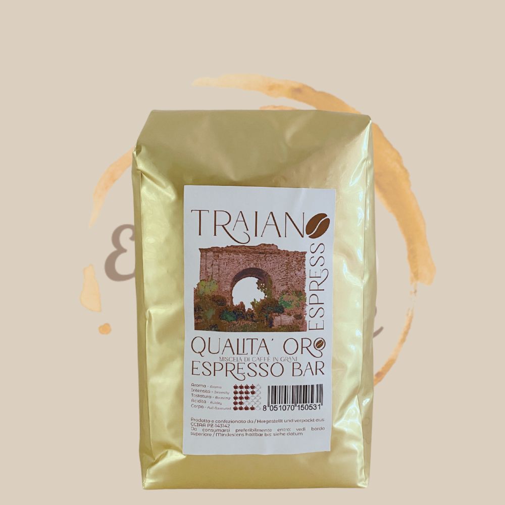 Opinum Espresso Traiano Miscela ORO 1000g ganze Bohnen