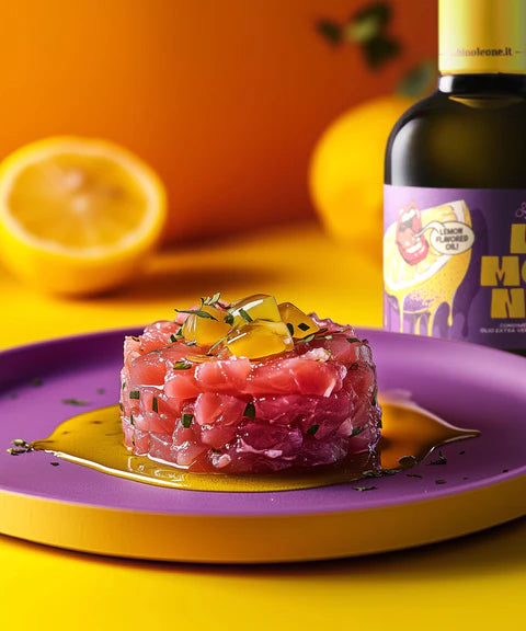 Sabino Leone Olio Extra Vergine di Oliva mit Zitrone aromatisiert 250ml - Gusto Limone