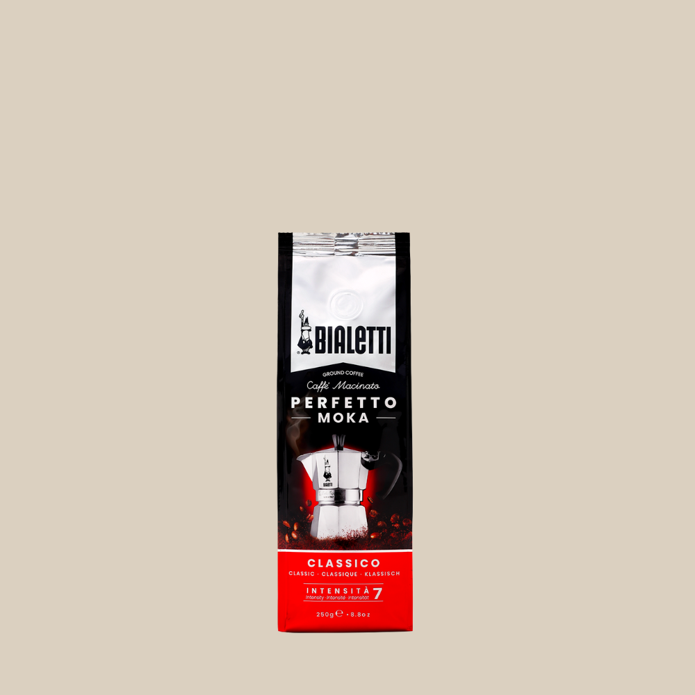 Bialetti Perfetto Moka CLASSICO gemahlen Espresso Furore