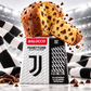 Balocco Panettone Juventus mit Schokoladenstückchen & Schal 500g
