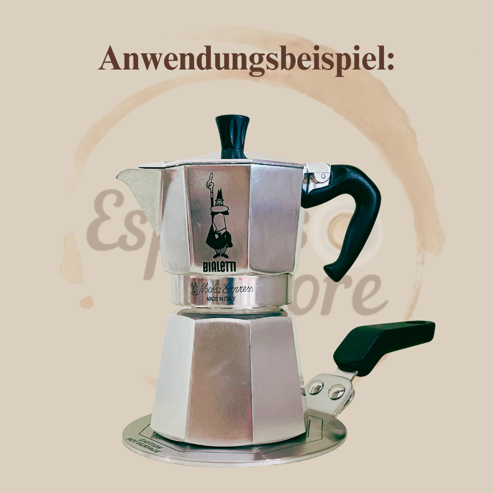 Bialetti Induktionskochteller, Adapterplatte Induktion Ø 13cm Anwendung Espresso Furore