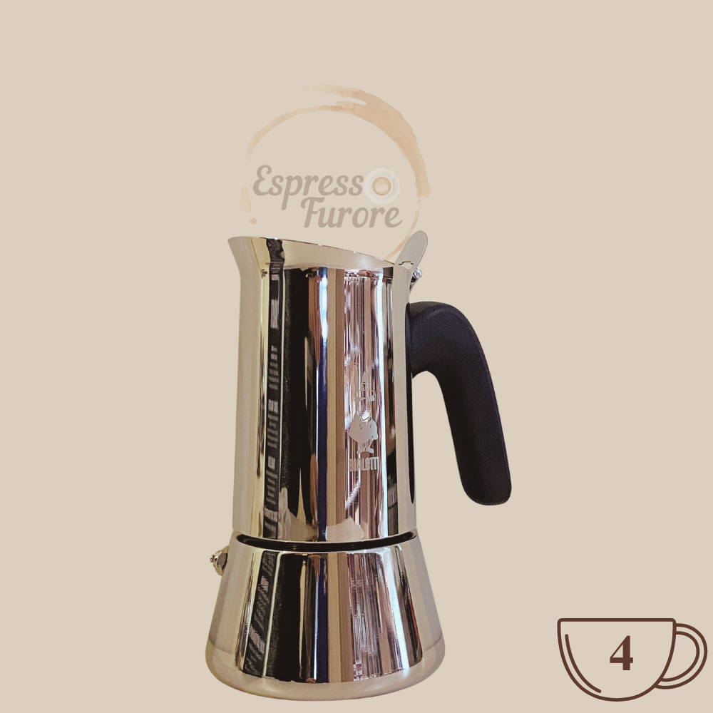 Bialetti Venus Herdkanne für 4 Espressotassen Espresso Furore