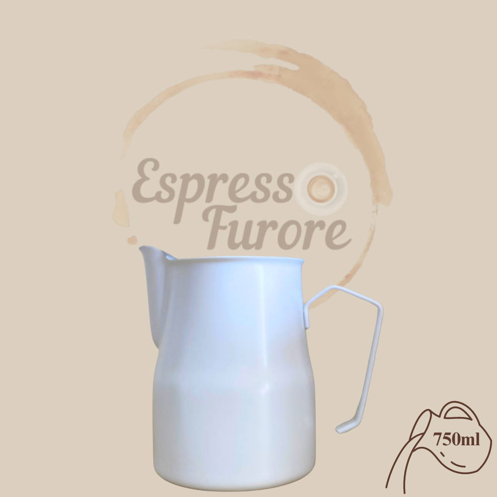 Motta Europa Aufschäumkännchen 750 ml in weiss Espresso Furore