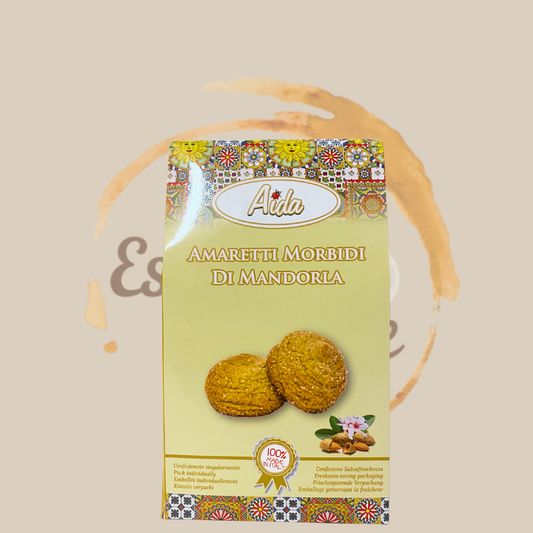 Aida Amaretti Morbidi di Mandorla 200g – Weiche sizilianische Mandelkekse Espresso Furore
