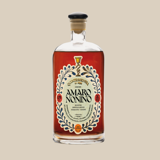 Amaro Nonino Quintessentia® 700 ml - 35 % Alk. mit UE Traubenbrand veredelt Espresso Furore