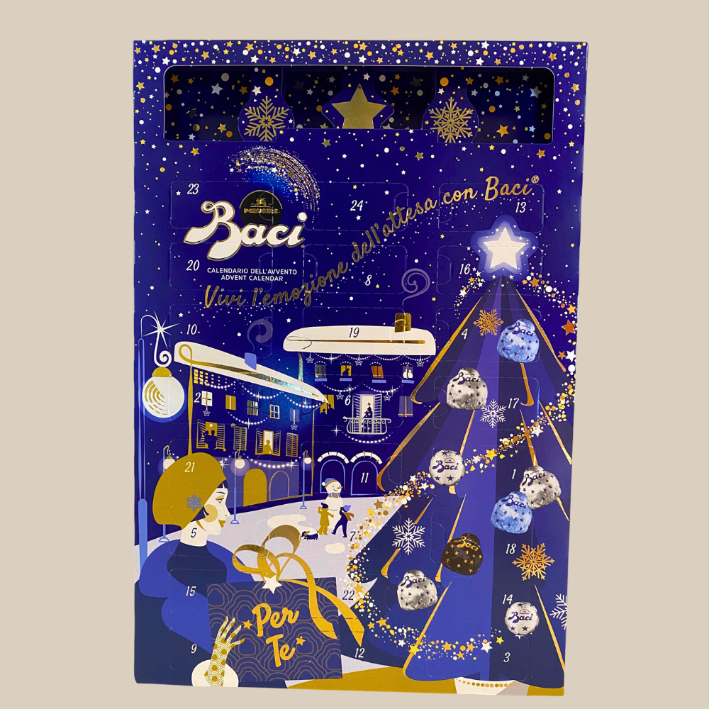 Baci Perugina Adventskalender mit 24 Türchen mit 24 Pralinen