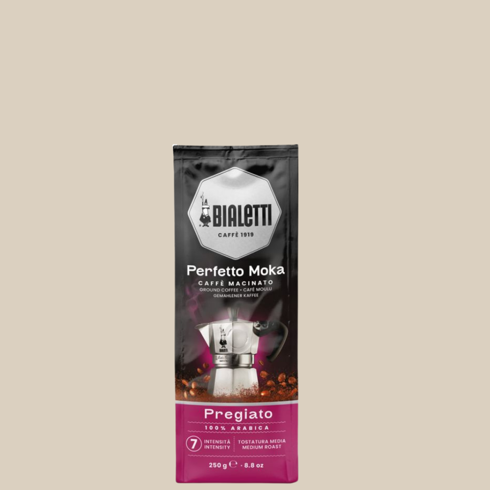 Bialetti Perfetto Moka Pregiato gemahlen 250g (ehemals Delicato Espresso Furore
