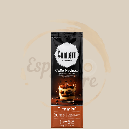 Bialetti Perfetto Moka TIRAMISU gemahlen 250g