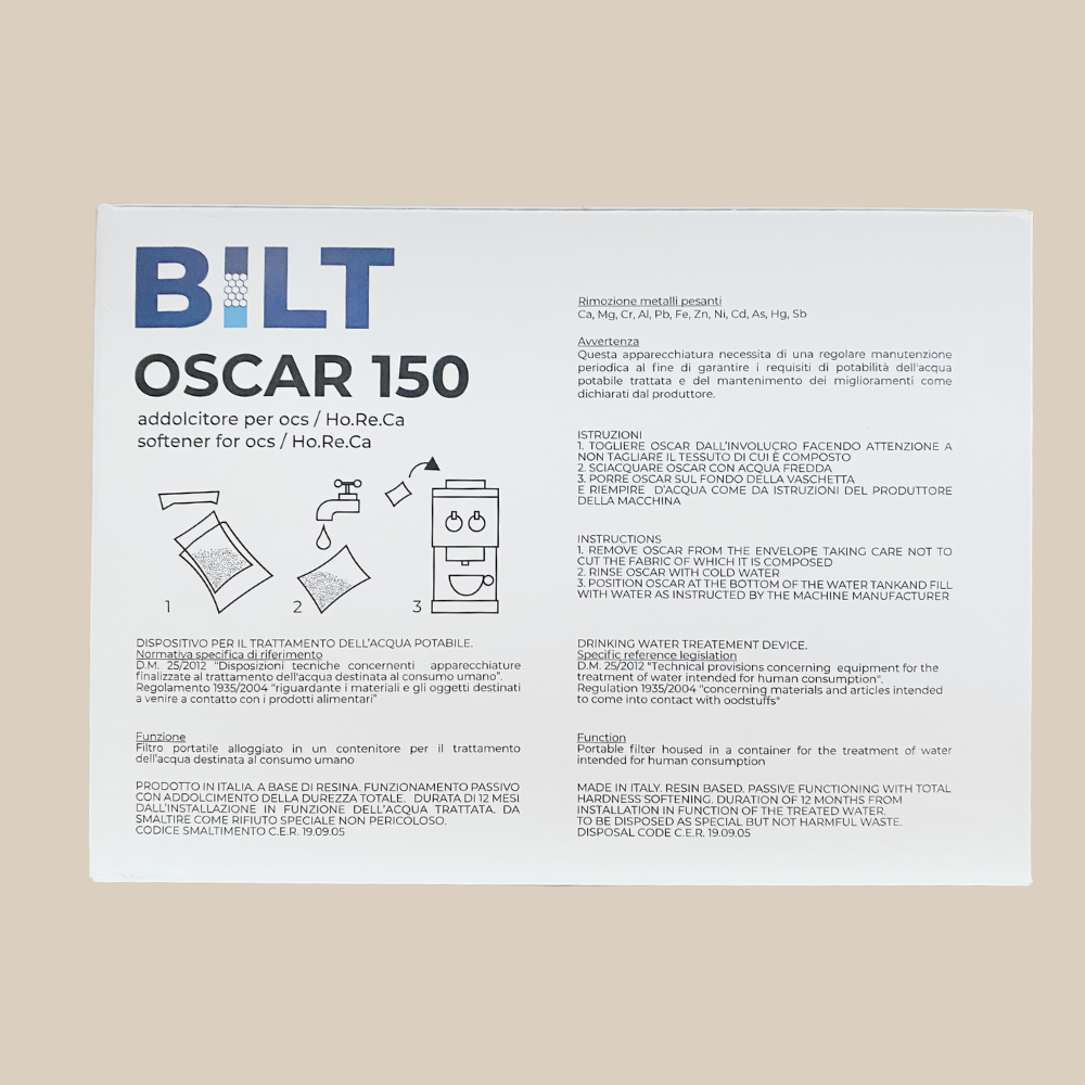 Bilt Wasserfilterenthärter Oscar 150 - 2 Beutel