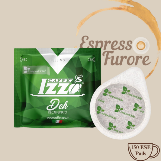 Izzo DEK E.S.E. Kaffeepads 150 Pads Esoressi Furore