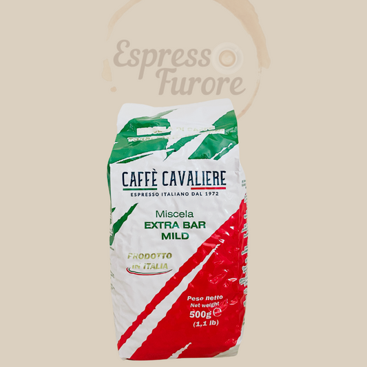 Cavaliere Miscela Plus Extra Bar Mild ganze Bohnen 500g Espresso Furore