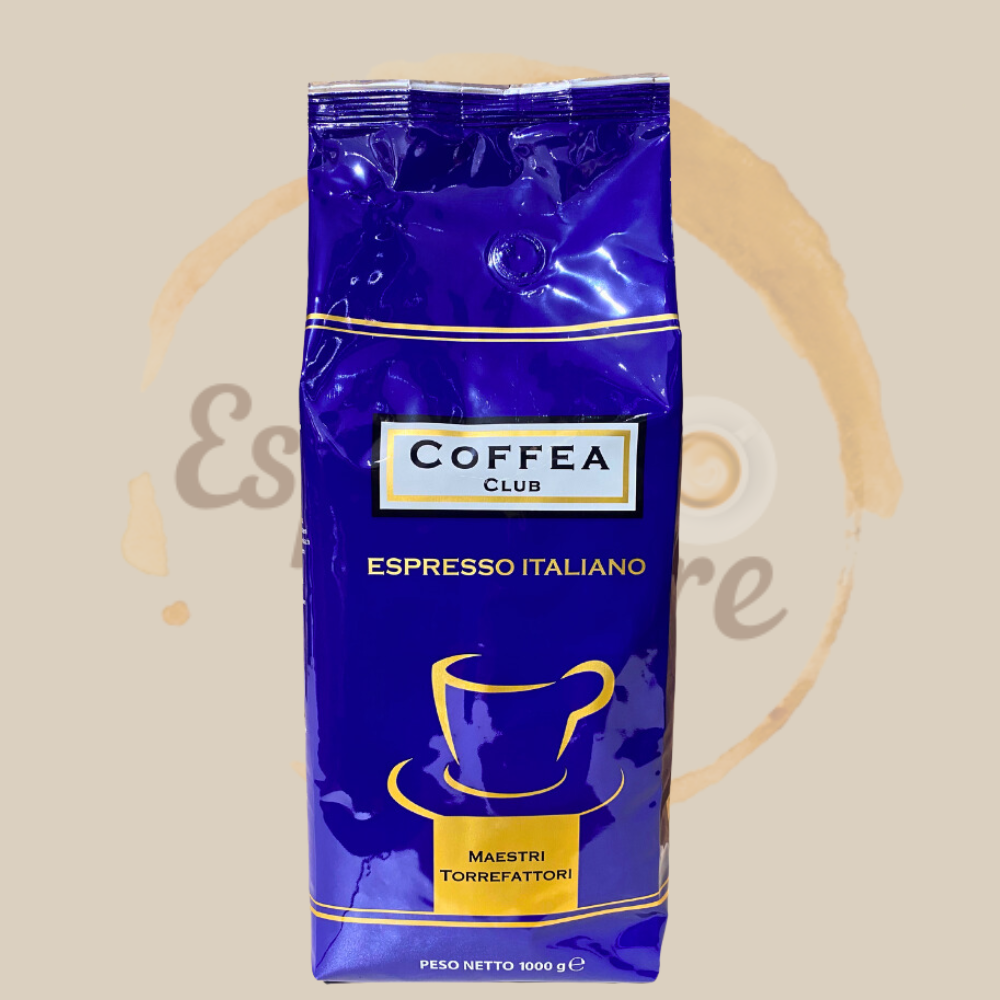 Coffea Club Blu Linea Bar Supercrema ganze Bohnen