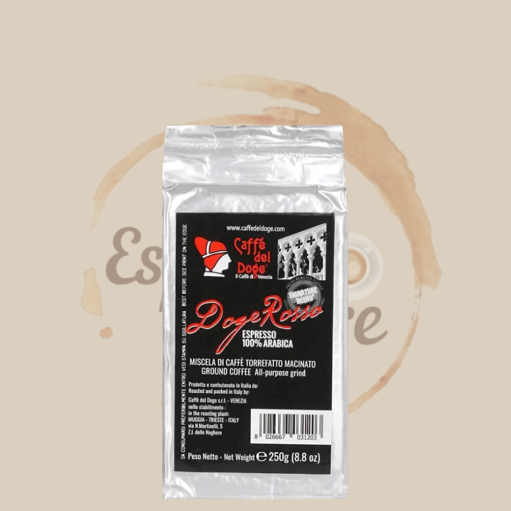 Il Caffè di Venezia - Caffè del Doge Caffè Rosso 100% Arabica 250g gemahlen