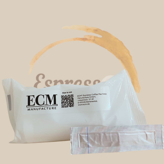 ECM Aroma-C Wasserfilter 4 Brita Saugkartuschen inkl. zwei Kalk Teststreifen Espresso Furore