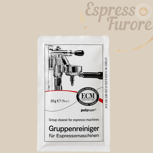ECM Gruppenreiniger für Espressomaschinen by Pulycaff 1 Tüte 20g Espresso Furore