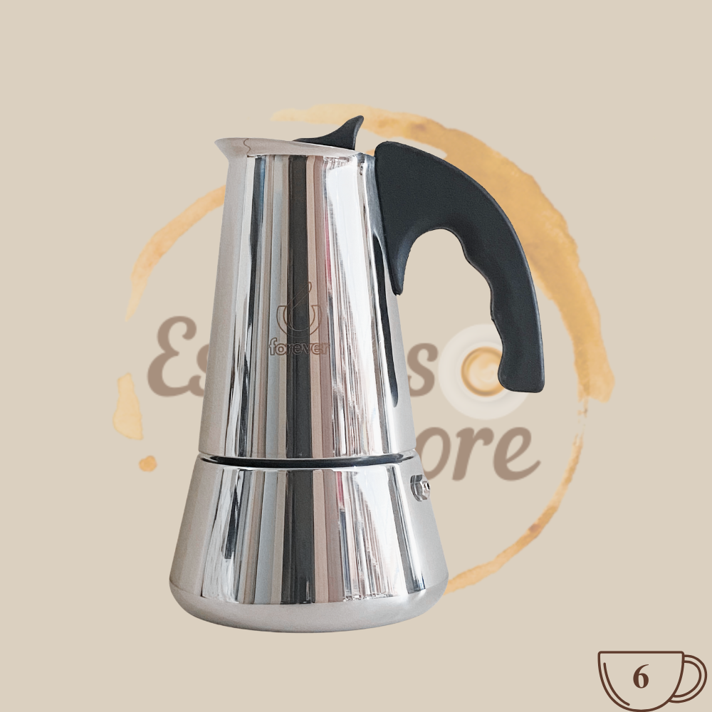 Forever Conny Induktion Herdkanne für 6 Espressotassen