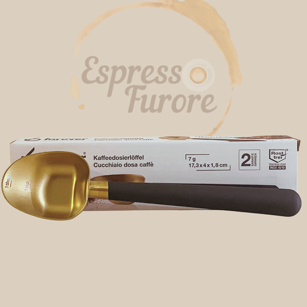 Forever Kaffeedosierlöffel in Gold – stilvolle Präzision für deine Kaffee-Routine