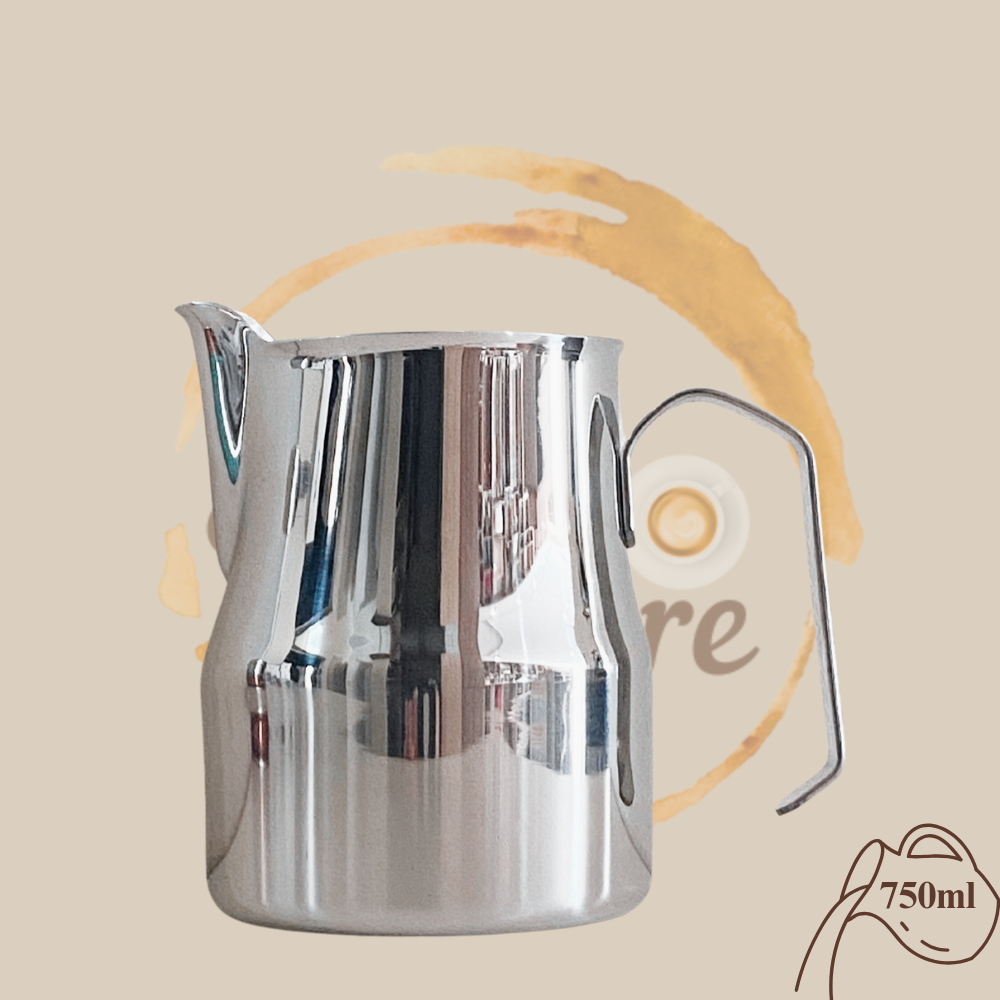 Forever Arte Aufschäumkännchen, Milchkännchen 750 ml Edelstahl Latte Art Espresso Furore