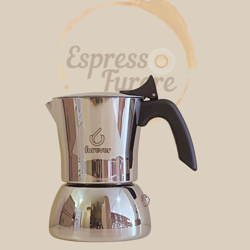 Forever Miss Perla Induktion Herdkanne für 2 Espressotassen