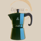 Forever Miss Prestige Grün Induktion Herdkanne für 6 Espressotassen