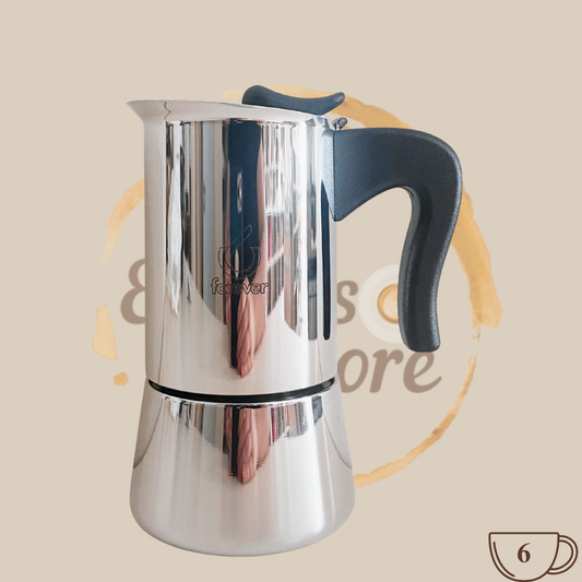 Forever Splendy Induktion Herdkanne für 6 Espressotassen Espresso Furore