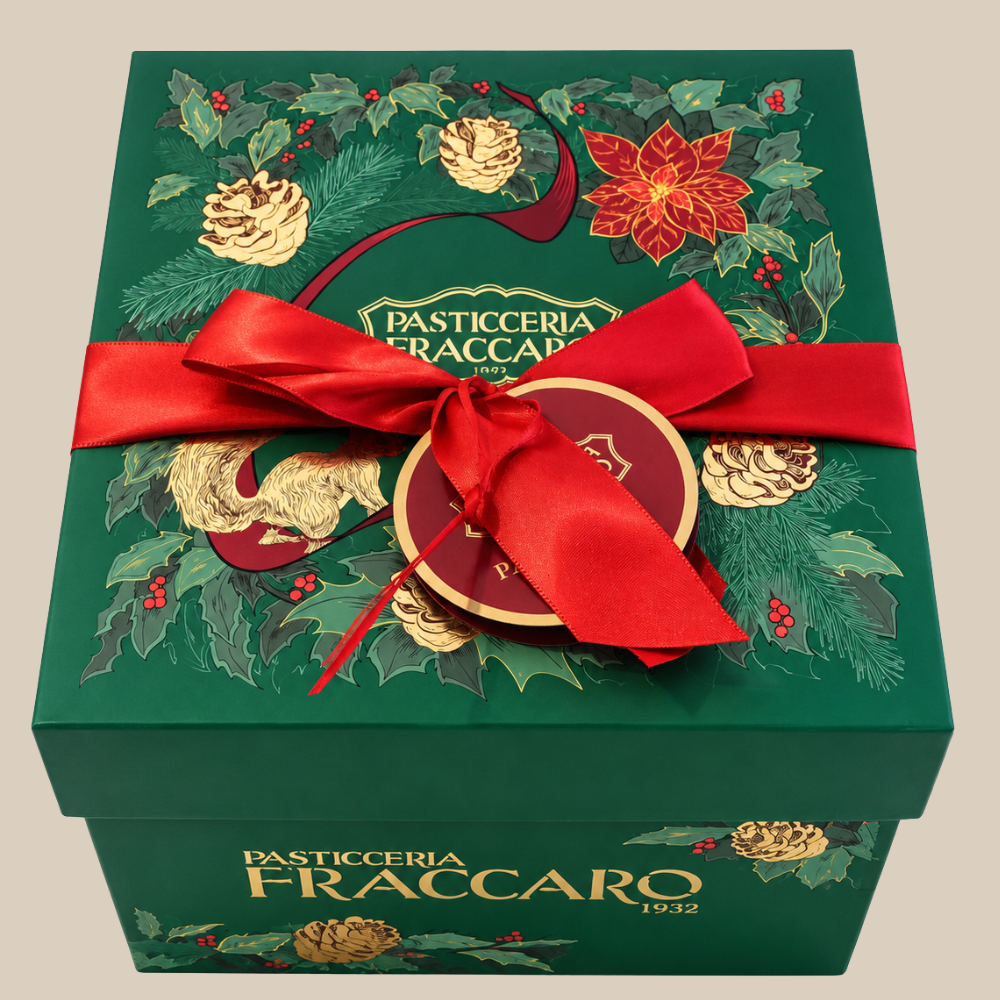 Fraccaro Panettone mit Zitronencreme 750 g - in der Geschenkbox