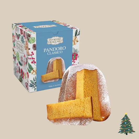 Espresso Furore Fraccaro Weihnachtskuchen Pandoro - Goldenes Brot Verpackung