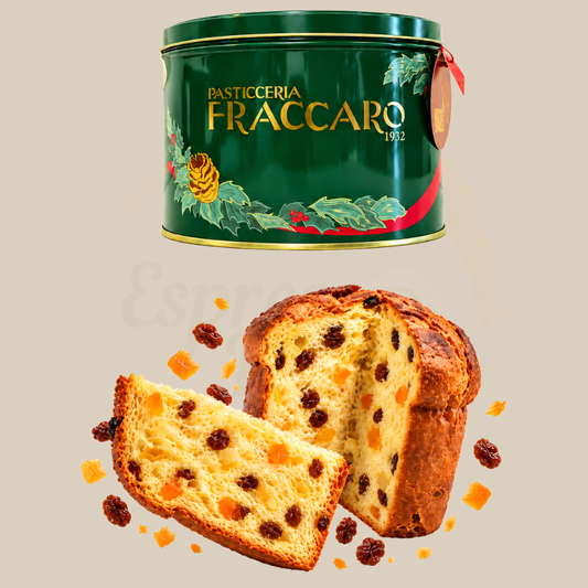 Fraccaro Weihnachtskuchen Panettone Classico 1000g in der Weihnachtsdose