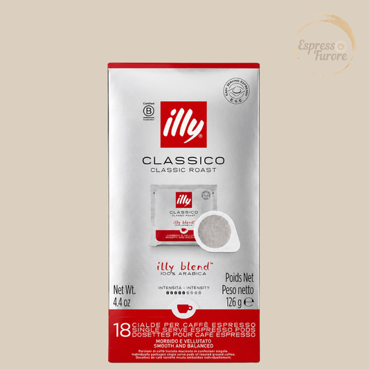 illy E.S.E. Kaffeepads CLASSICO - klassische Röstung 18 Pads - 126g