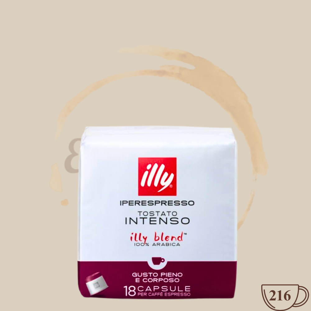 illy Iperespresso intenso Kapseln intensive Röstung - 12 x 18 Kapseln Espresso Furore
