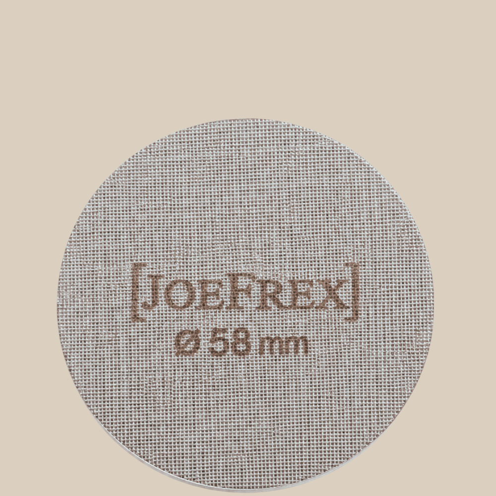 JoeFrex Puck Screen Diffuser Scheibe 58 mm aus Edelstahl