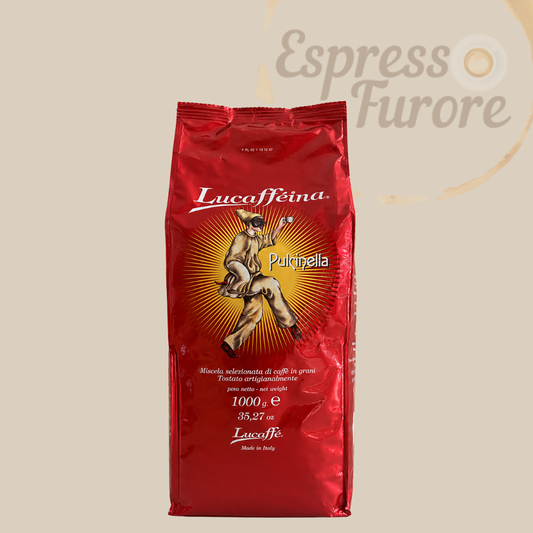 Lucaffè Pulcinella ganze Bohne 1000 g Espresso Furore