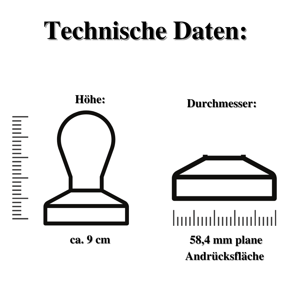 Motta Tamper braun 58,4mm plan für ECM, Rocket, BEZZERA – espresso-furore