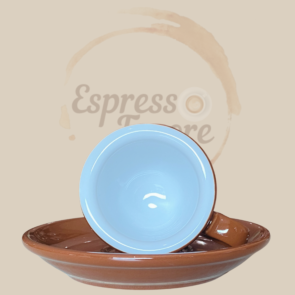 Nuova Point Palermo Caffè Espressotasse braun 56ml - 6 Tassen Innentasse Espresso Furore