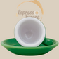 Nuova Point Palermo Caffè Espressotasse grün 56ml - 6 Tassen