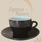 Nuova Point Palermo Caffè Kaffeetasse schwarz 145ml - 6 Tassen Espresso Furore